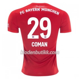 FC Bayern München Kingsley Coman 29 Hjemme Fotballdrakt 2019-2020 Kortermet